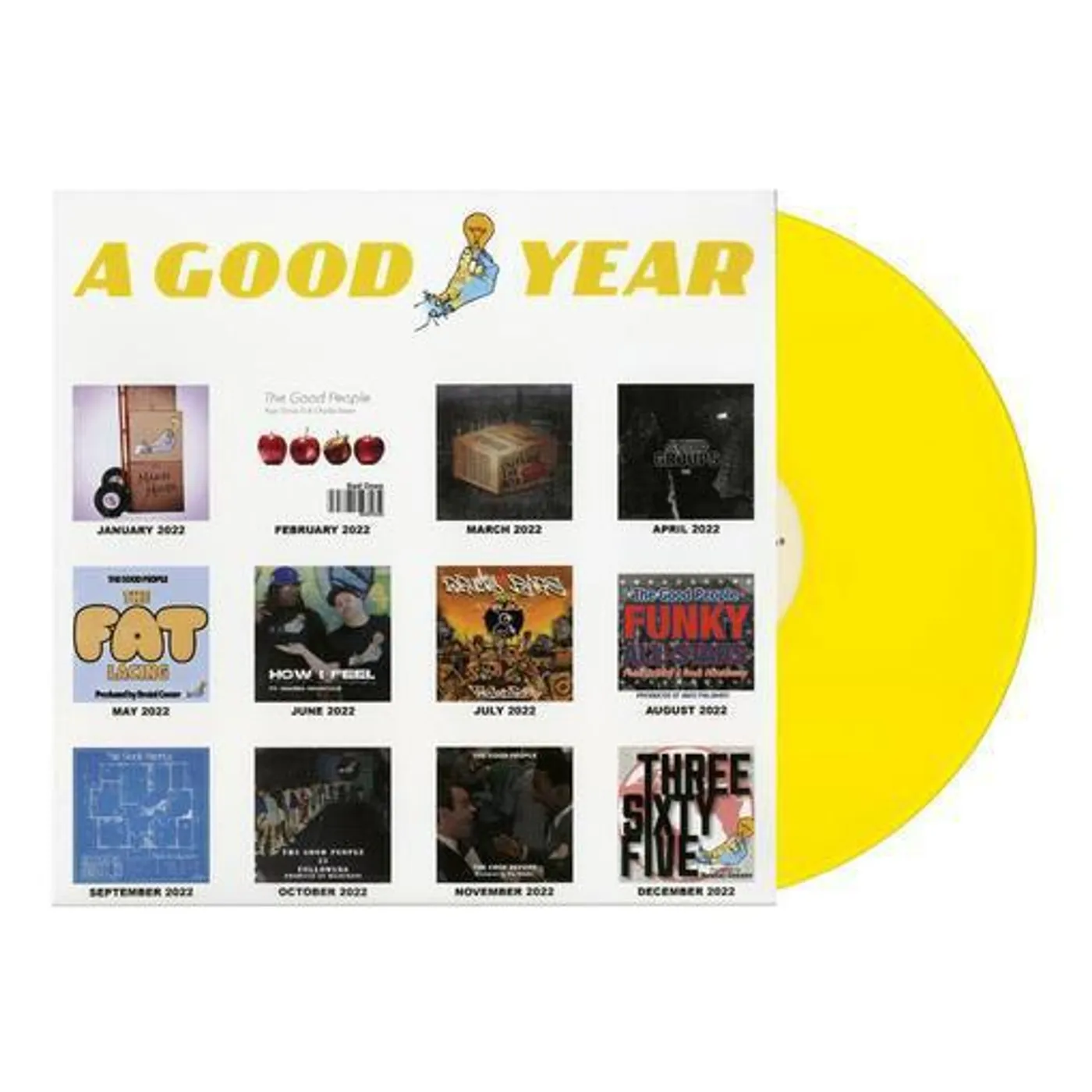 The Good People GOOD YEAR (OPAQUE DUCKIE YELLOW VINYL) Vinyl Record