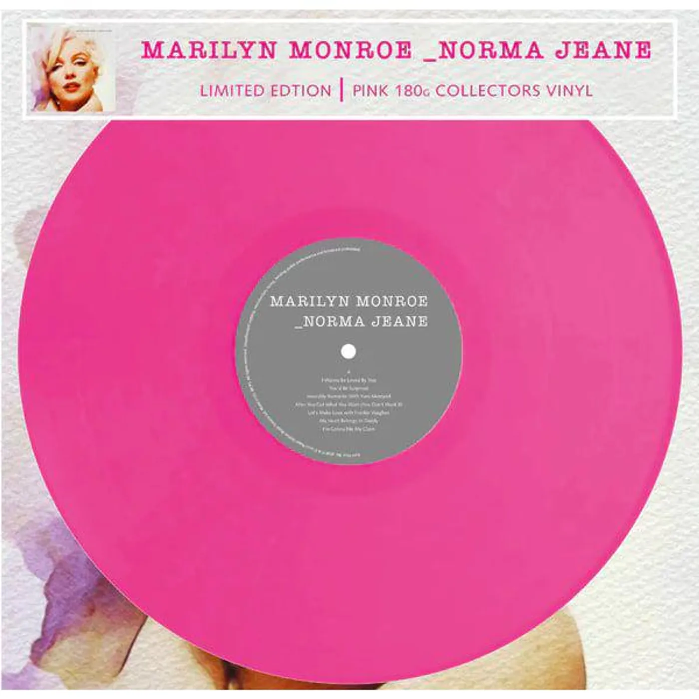 Marilyn Monroe Norma Jean (Pink) Vinyl Record