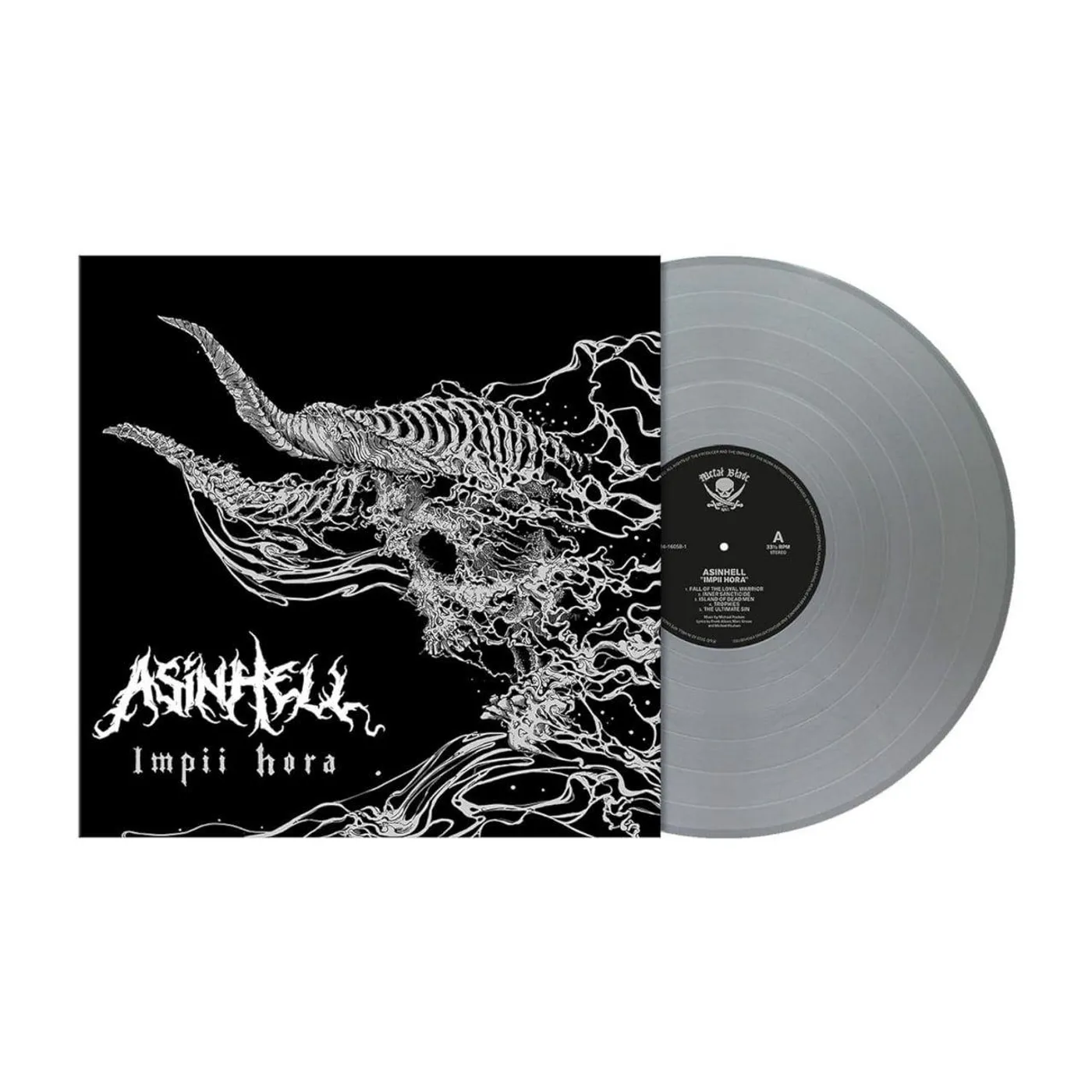 Asinhell Impii Hora (Silver) Vinyl Record