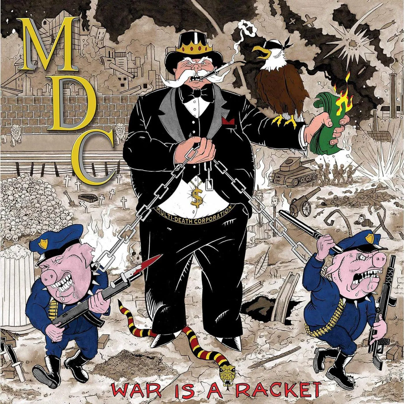 MDC War Is A Racket (Pink) Vinyl Record