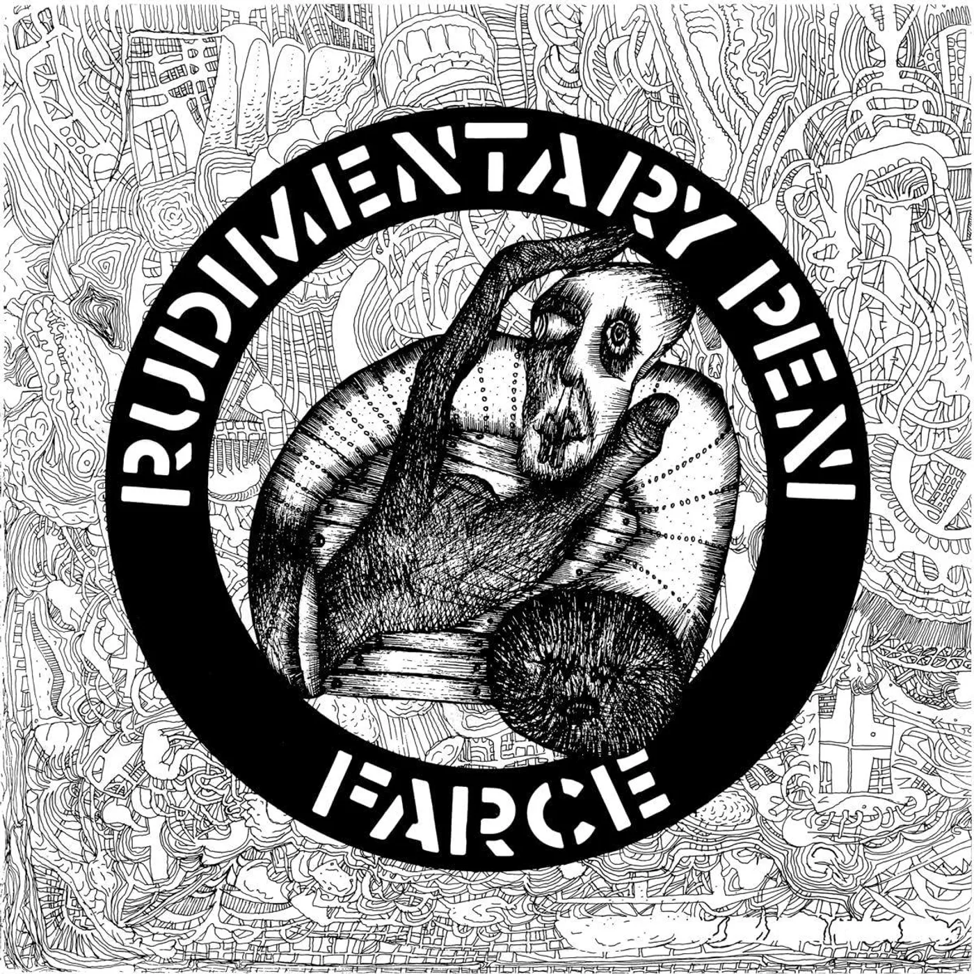 Rudimentary Peni Farce Vinyl Record