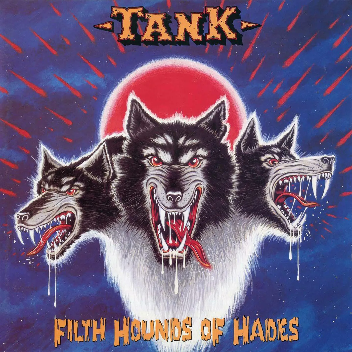Tank Filth Hounds Of Hades (Orange/Grey/2LP) Vinyl Record