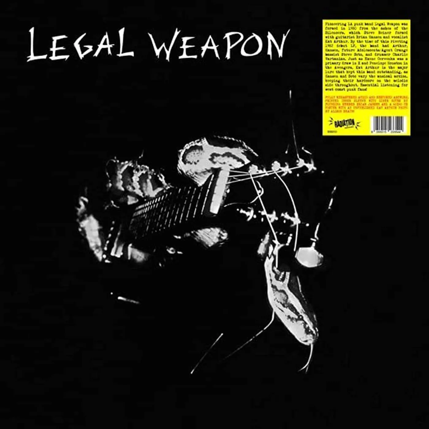 Legal Weapon DEATH OF (YELLOW VINYL) Vinyl Record