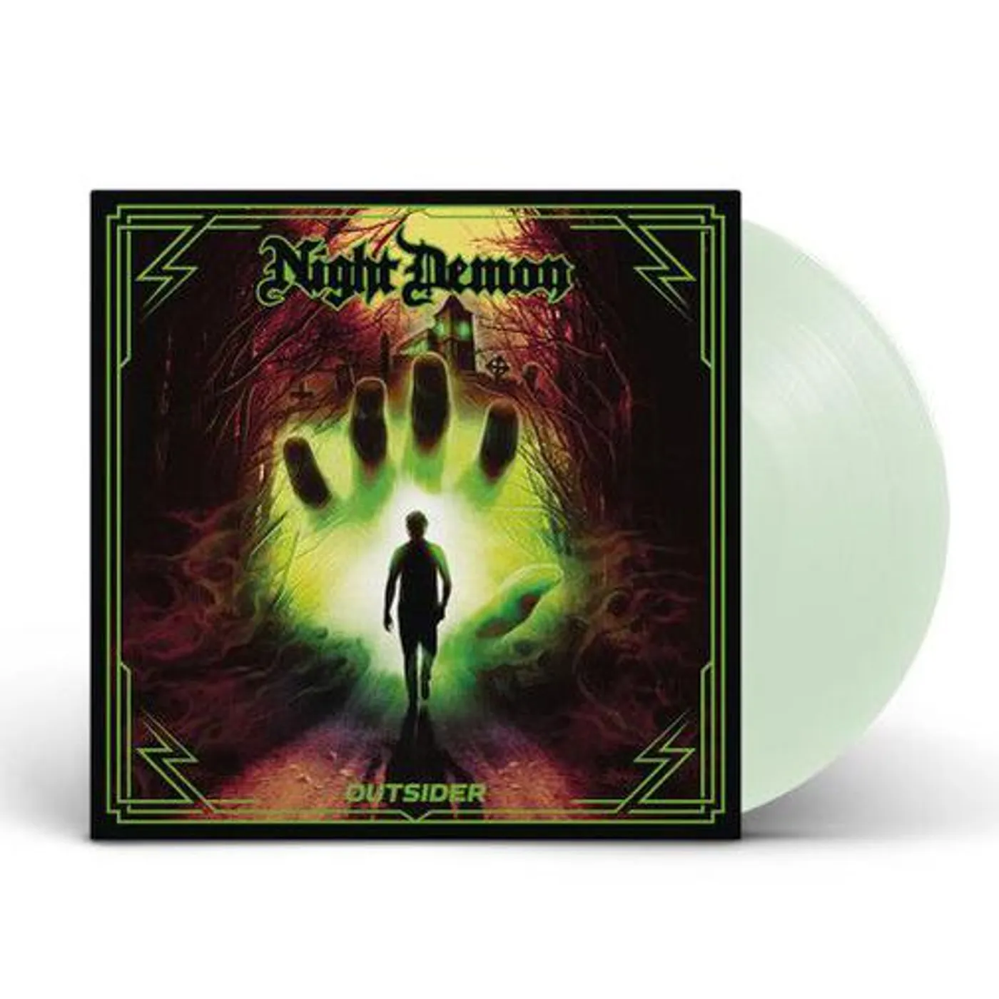 Night Demon Outsider (Coke Bottle Clear Vinyl Record)