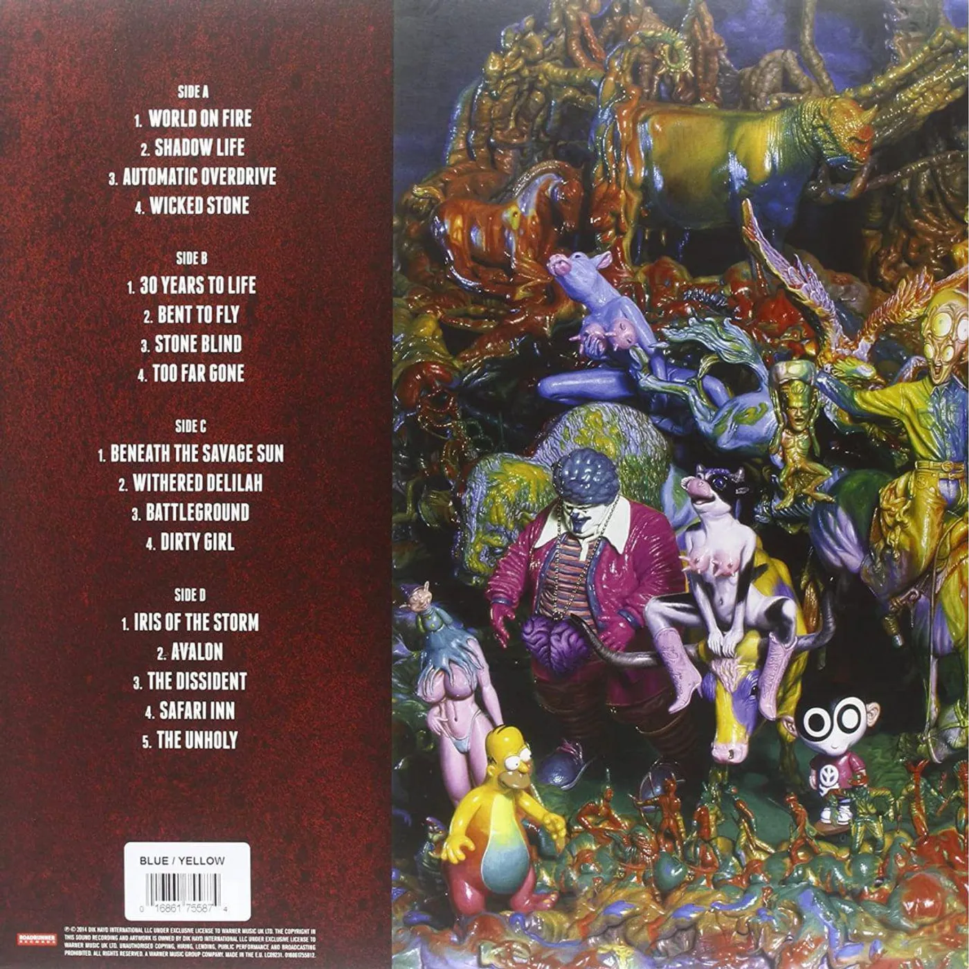 Slash World On Fire Vinyl Record