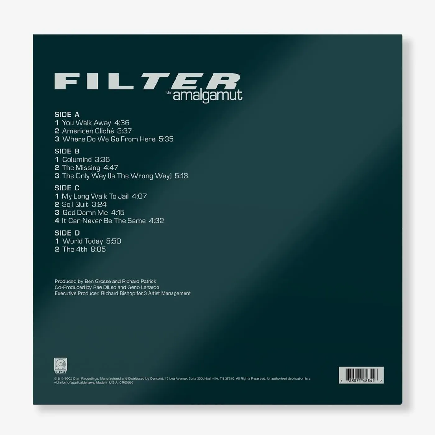 Filter AMALGAMUT (2LP) Vinyl Record