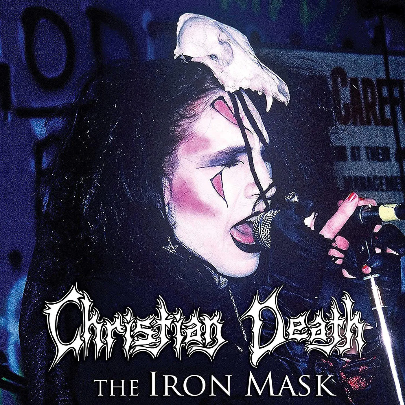 Christian Death Iron Mask (Silver/Purple Splatter) Vinyl Record