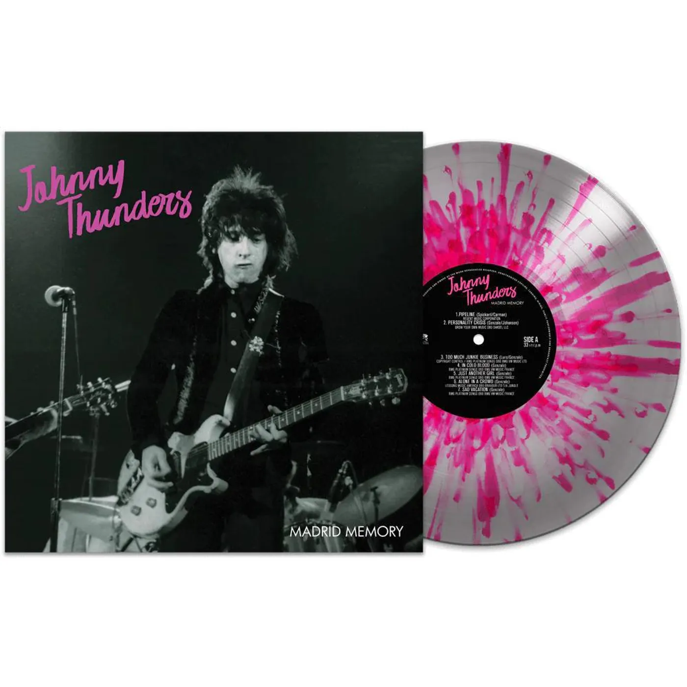 Johnny Thunders Madrid Memory (Silver/pink Splatter Vinyl)