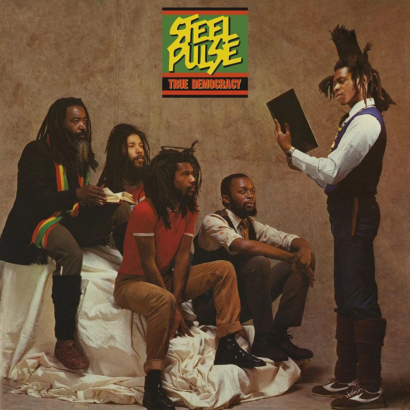 Steel Pulse True Democracy (Yellow Base W/ Green & Red Splatter Vinyl)
