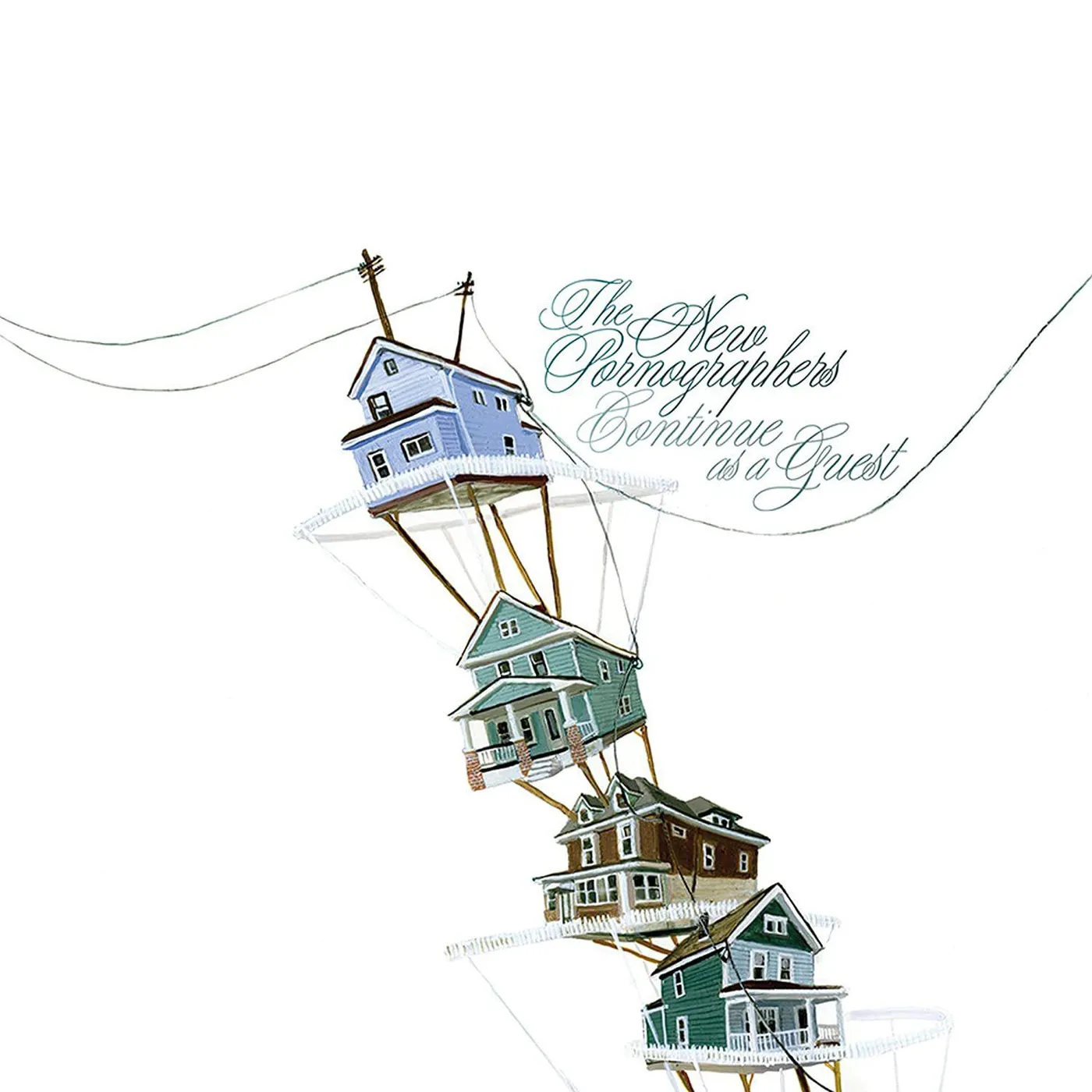 The New Pornographers Continue As A Guest (Green & Blue) (I) Vinyl Record