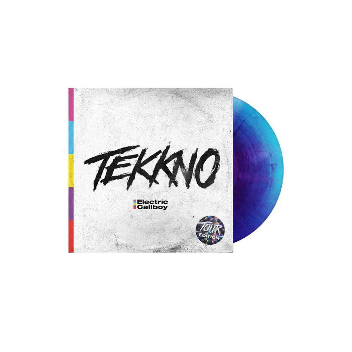 Electric Callboy Tekkno (Transparent Light Blue 7 Lilac Colored Marble) Vinyl Record