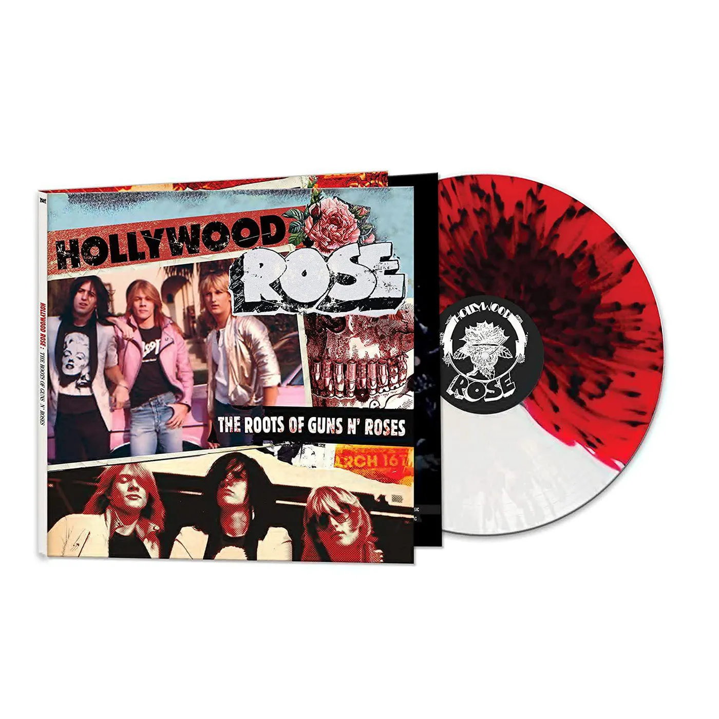 Hollywood Rose Roots Of Guns N' Roses (Red/white Splatter Vinyl Record)