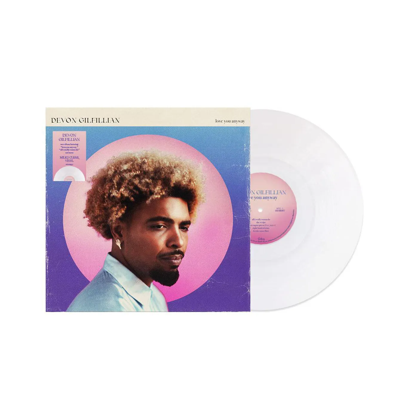 Devon Gilfillian Love You Anyway (Milky Clear Vinyl Record)