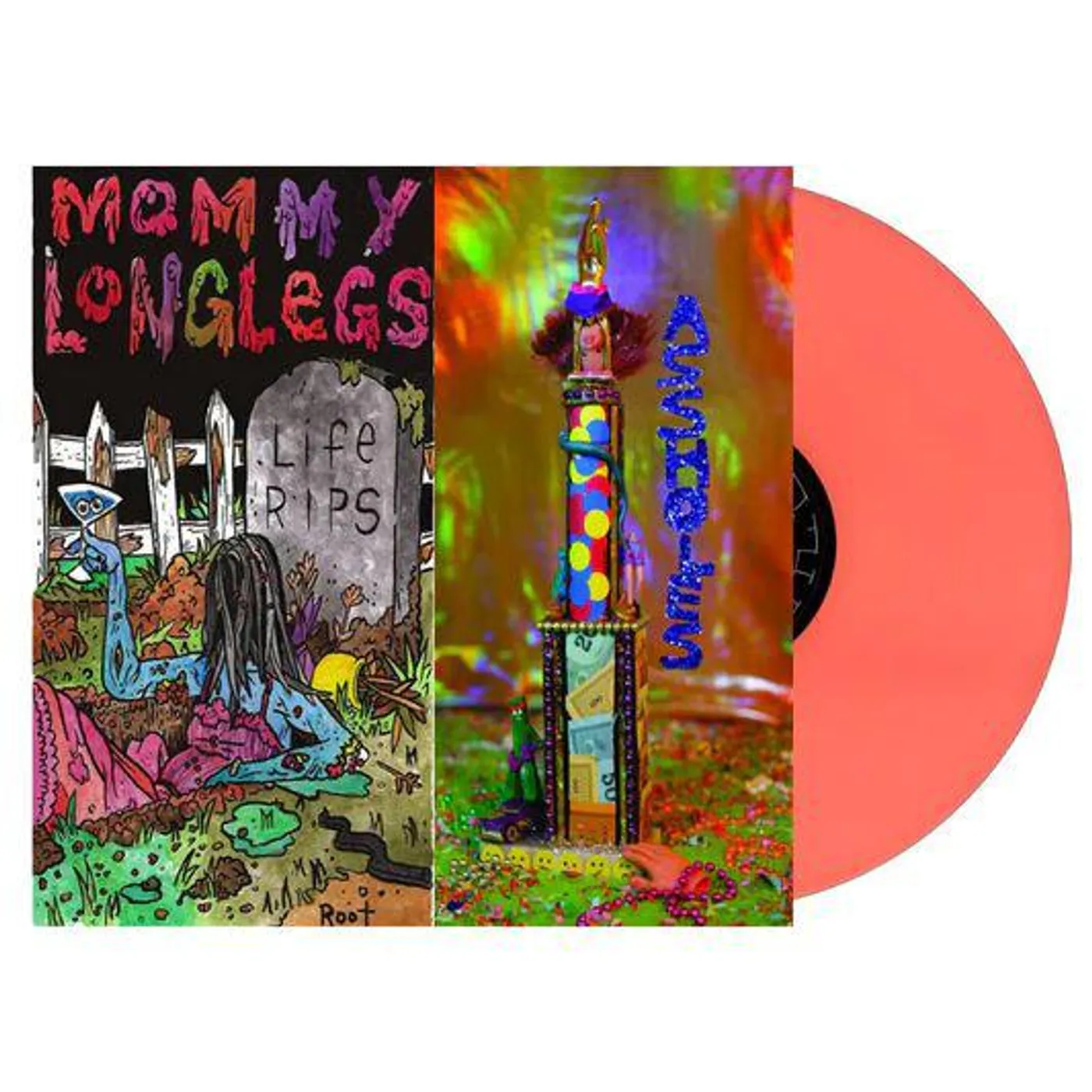 Mommy Long Legs Life Rips / Assholes (Pink Vinyl Record)