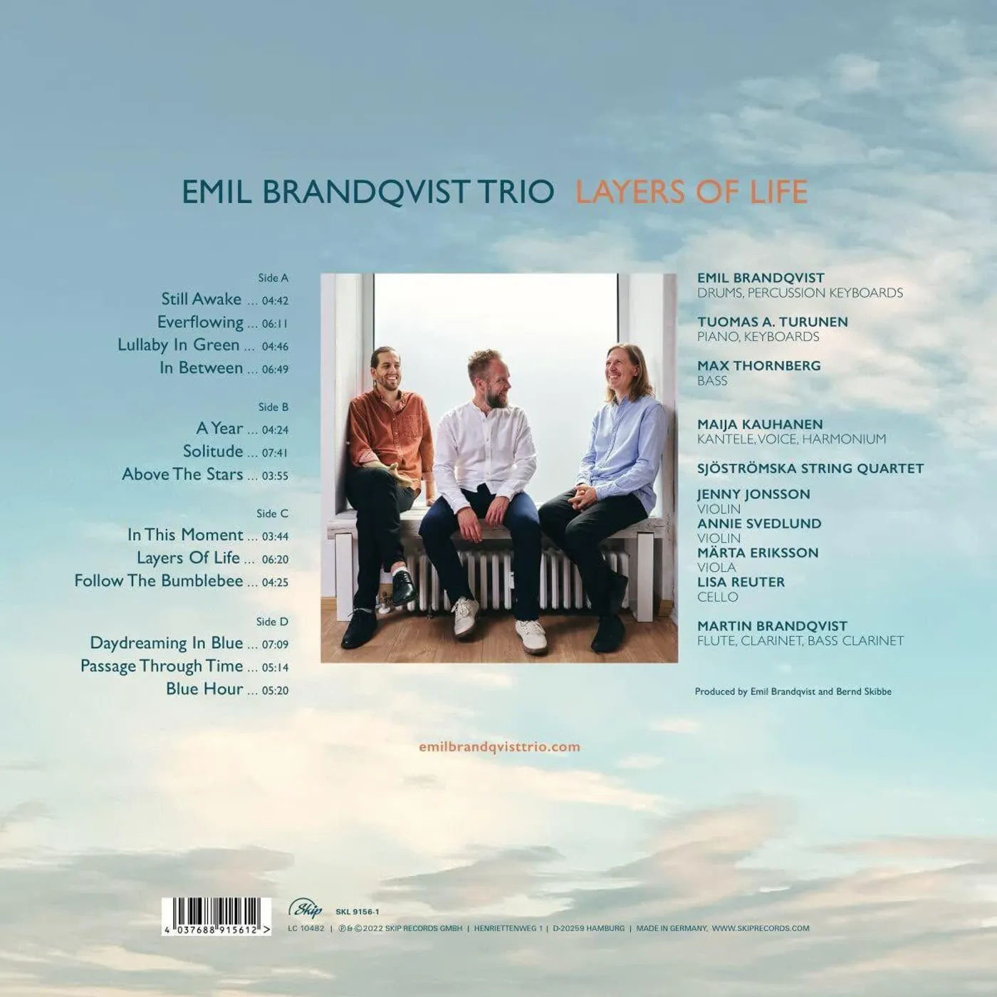Emil Brandqvist Trio LAYERS OF LIFE (2LP) Vinyl Record