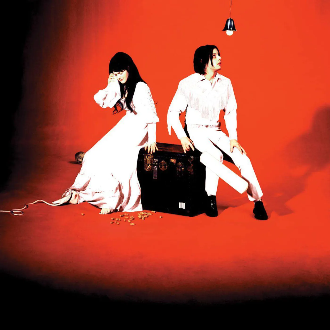 The White Stripes Elephant (20th Anniversary/2LP/Red Smoke & Clear W/ Red & Black Smoke) Vinyl Record