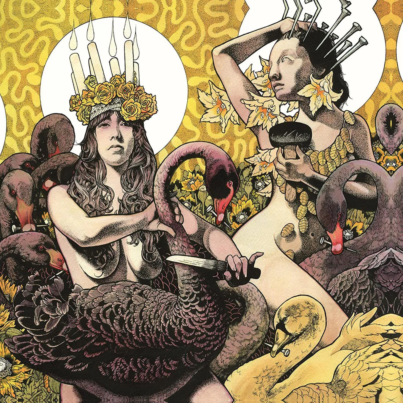 Baroness YELLOW & GREEN (NEON YELLOW & NEON GREEN CLOUDY EFFECT VINYL/2LP) Vinyl Record