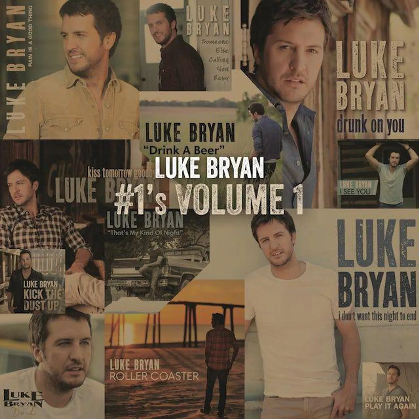 Luke Bryan #1’s Vol. 1 (Brown Swirl Vinyl Record)
