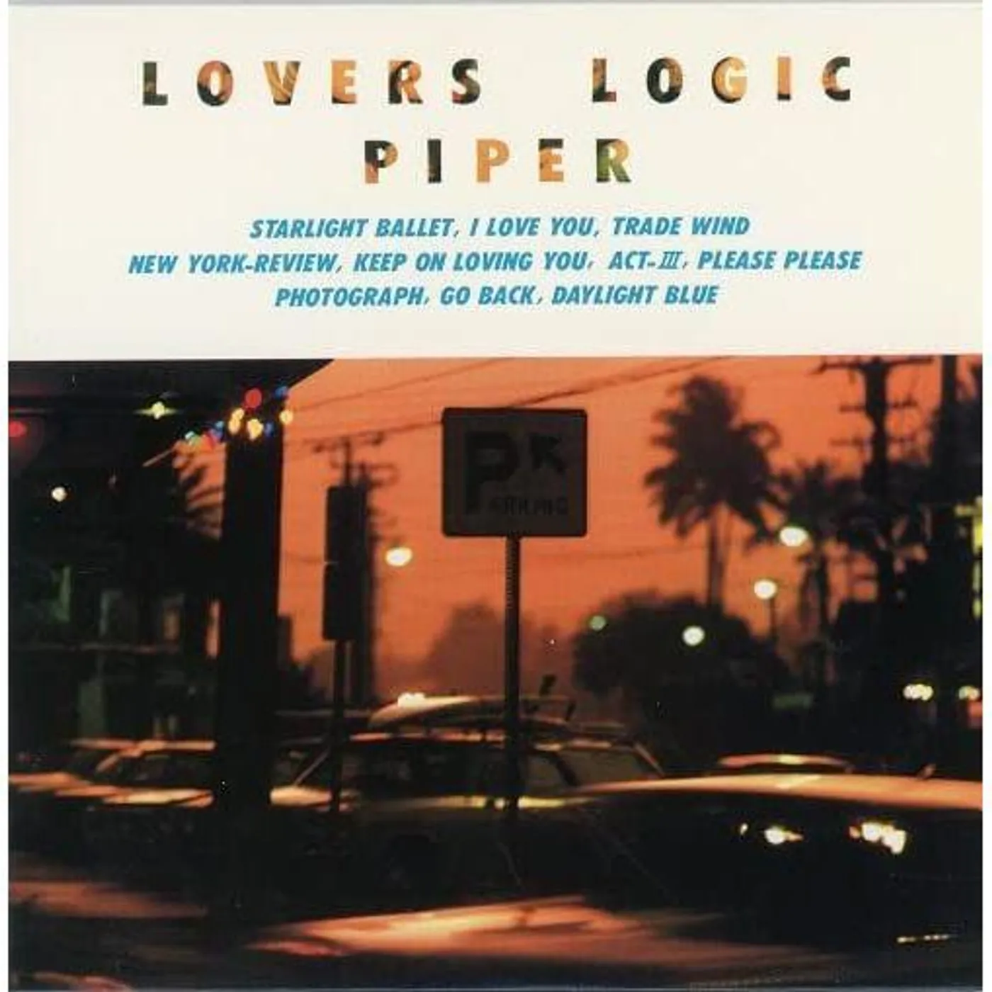 PIPER LOVERS LOGIC Vinyl Record