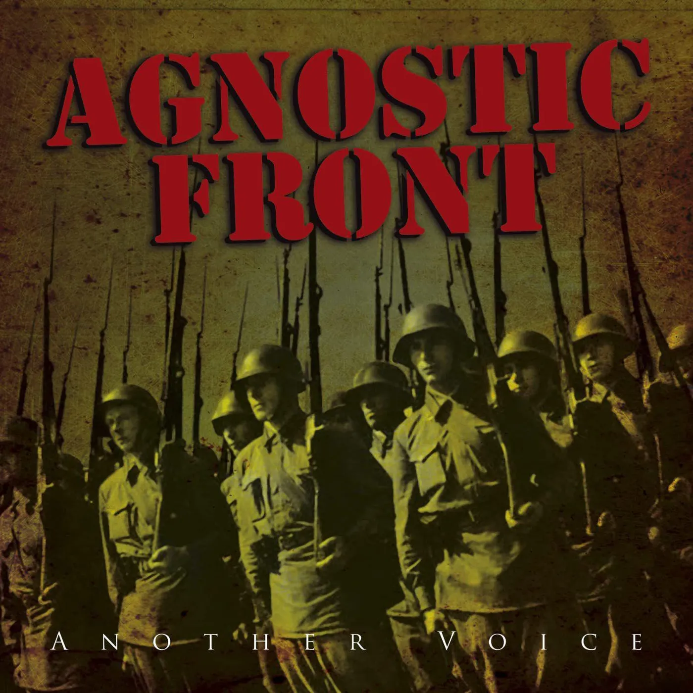 Agnostic Front Another Voice (Clear w/ Olive Green Red Splatters) Vinyl Record