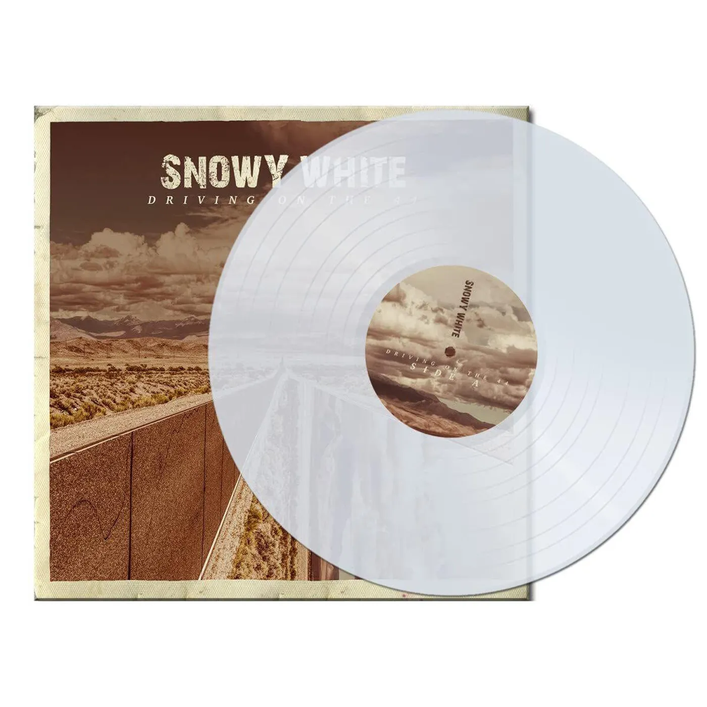Snowy White Driving On (Clear/180g) Vinyl Record