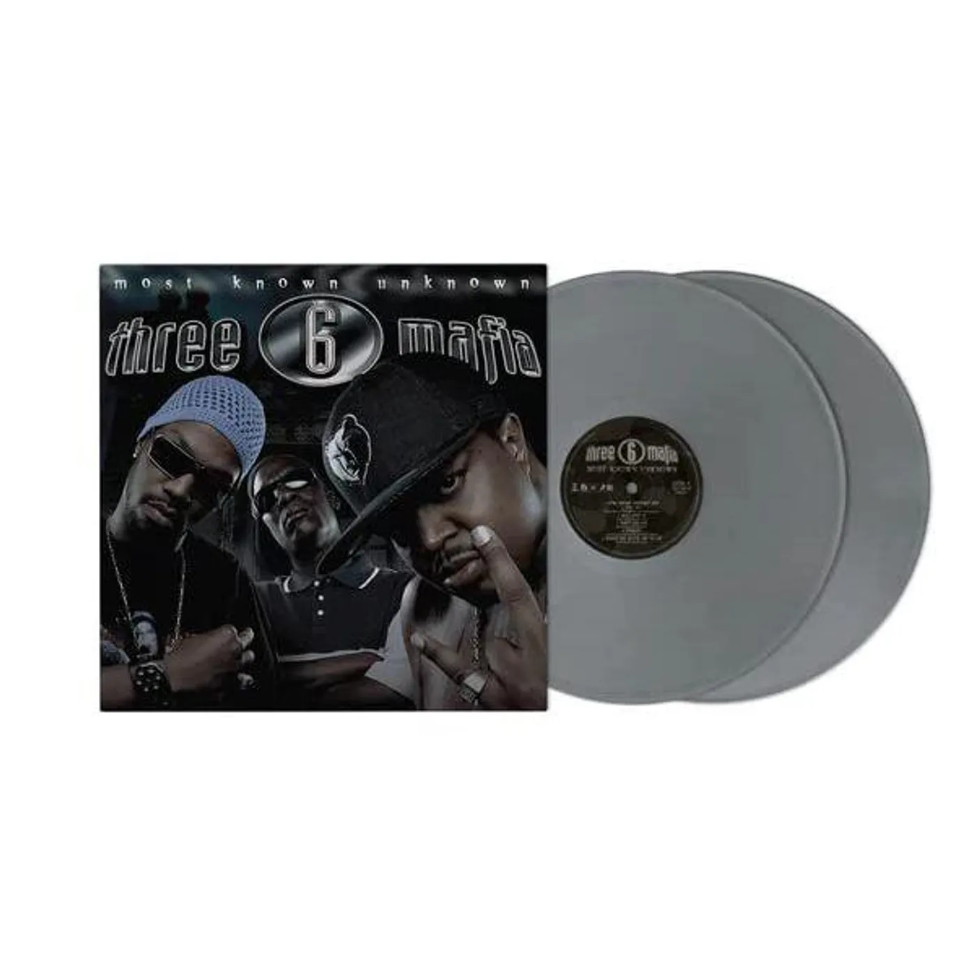Three 6 Mafia Most Known Unknown (Silver/2LP) Vinyl Record