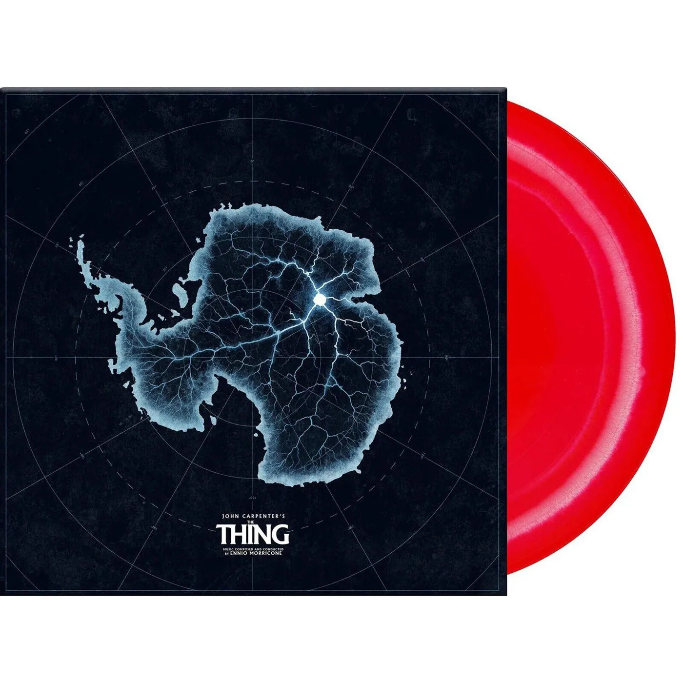 John Carpenter THING Original Soundtrack (RED SWIRL) Vinyl Record
