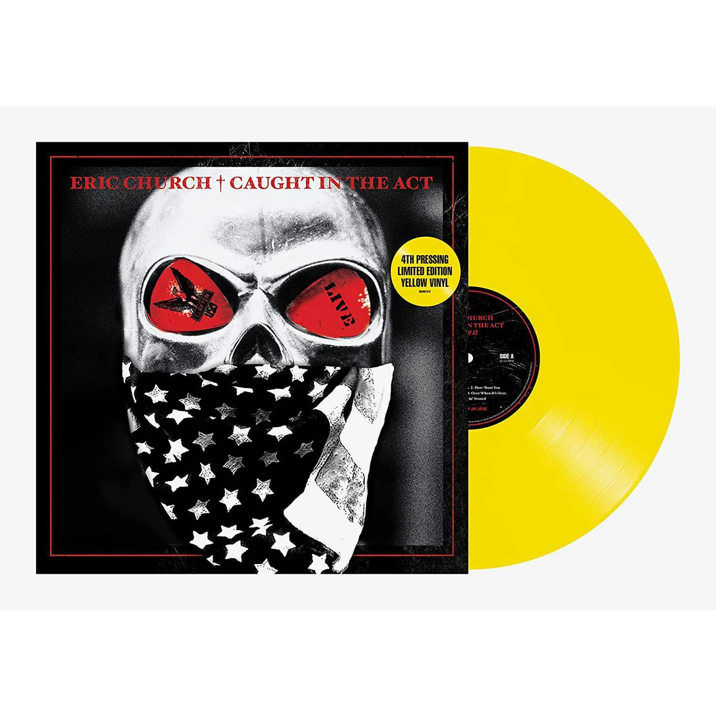 Eric Church Caught In The Act Live (Yellow/2LP) Vinyl Record