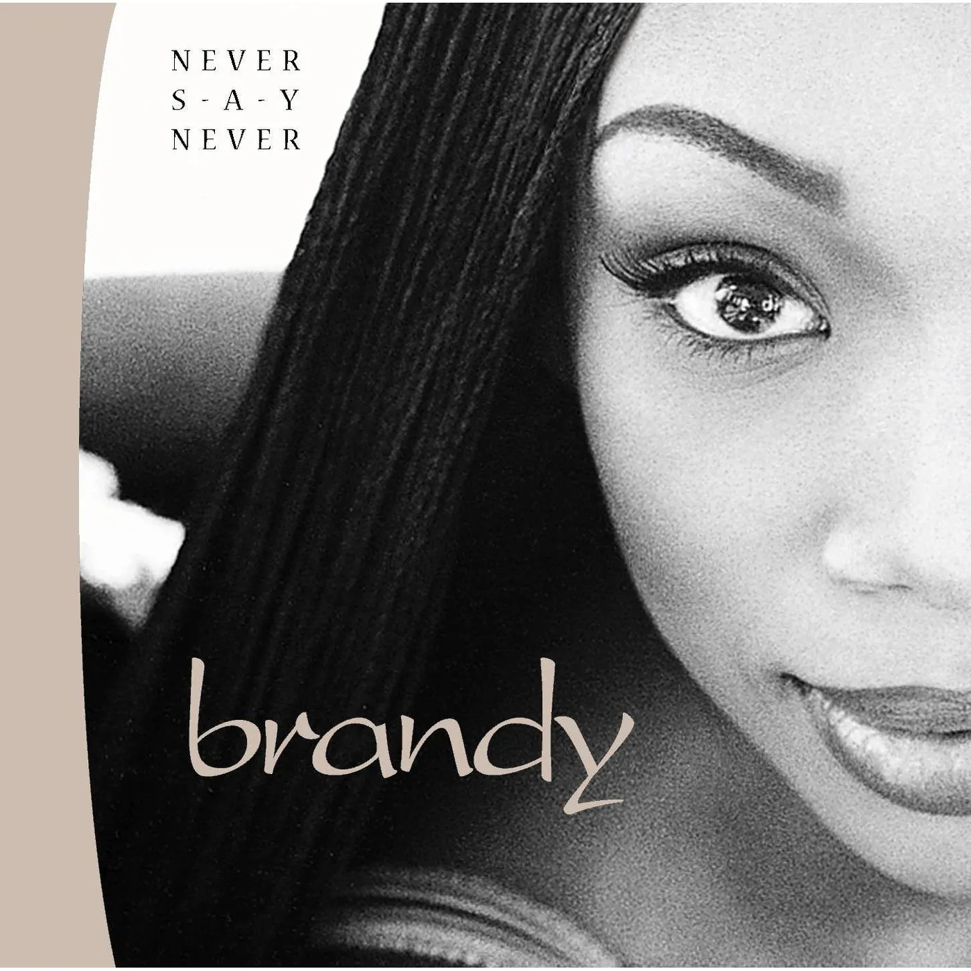 Brandy Never Say Never (Transparent/2LP) Vinyl Record