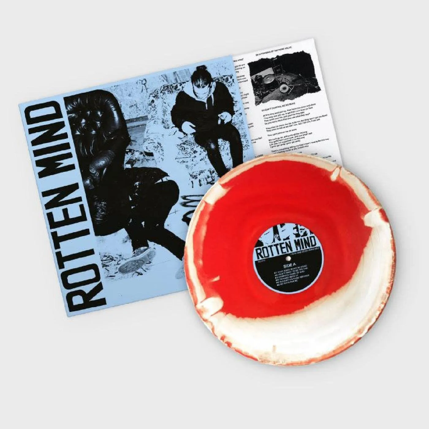 Rotten Mind I'm Alone Even With You (Red/White Smashed) Vinyl Record