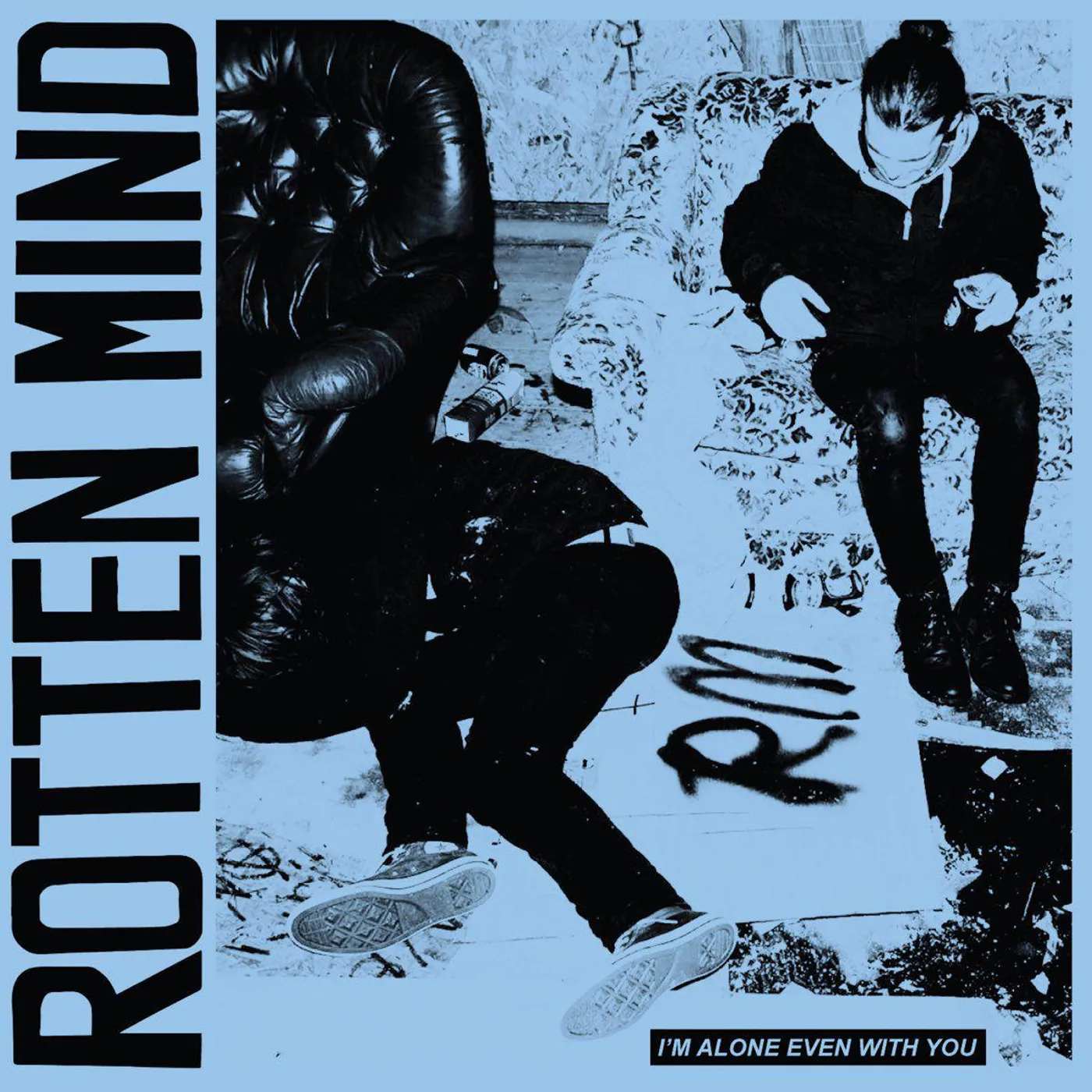 Rotten Mind I'm Alone Even With You (Blue/Black) Vinyl Record