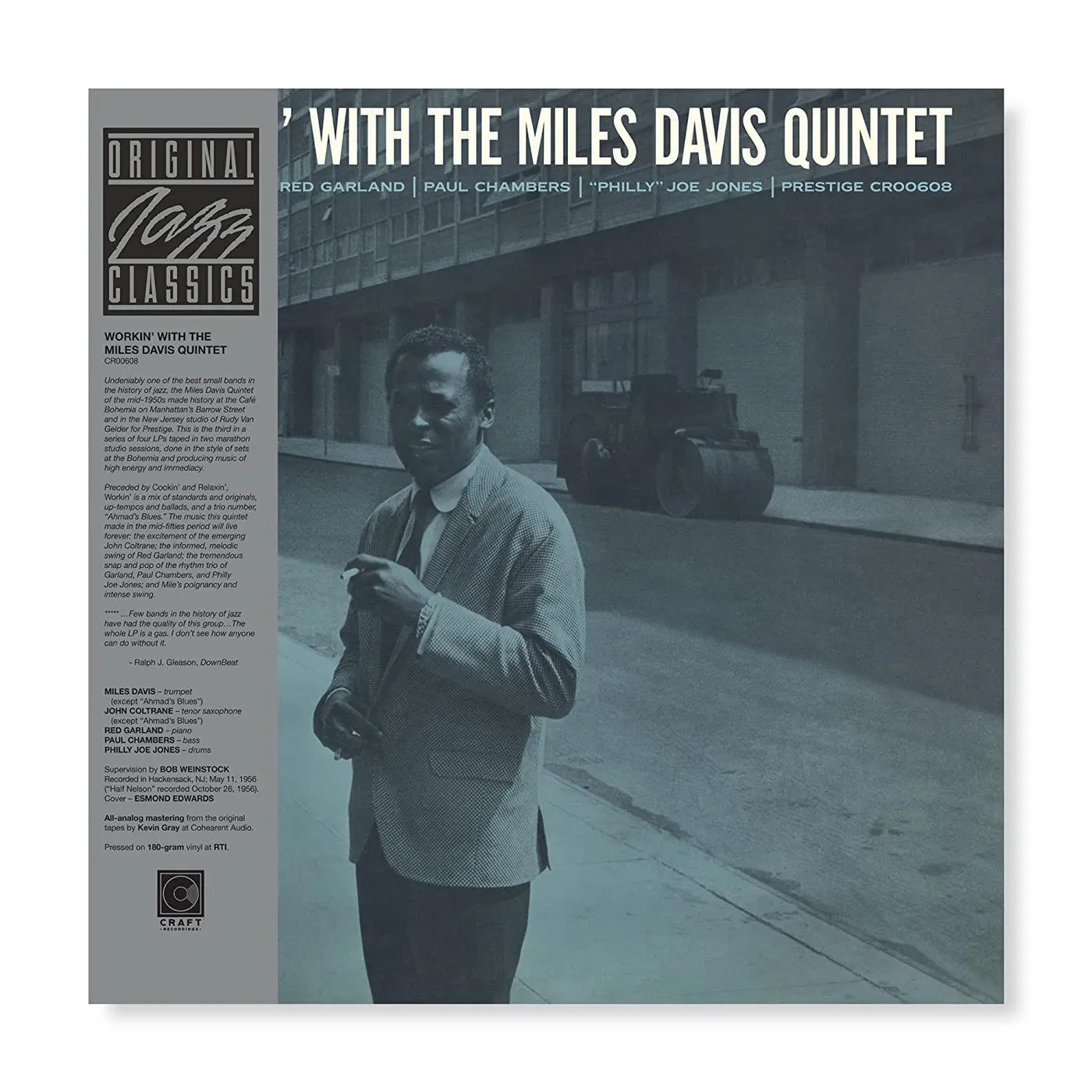 Workin' With The Miles Davis Quintet (Original Jazz Classics Series) Vinyl Record