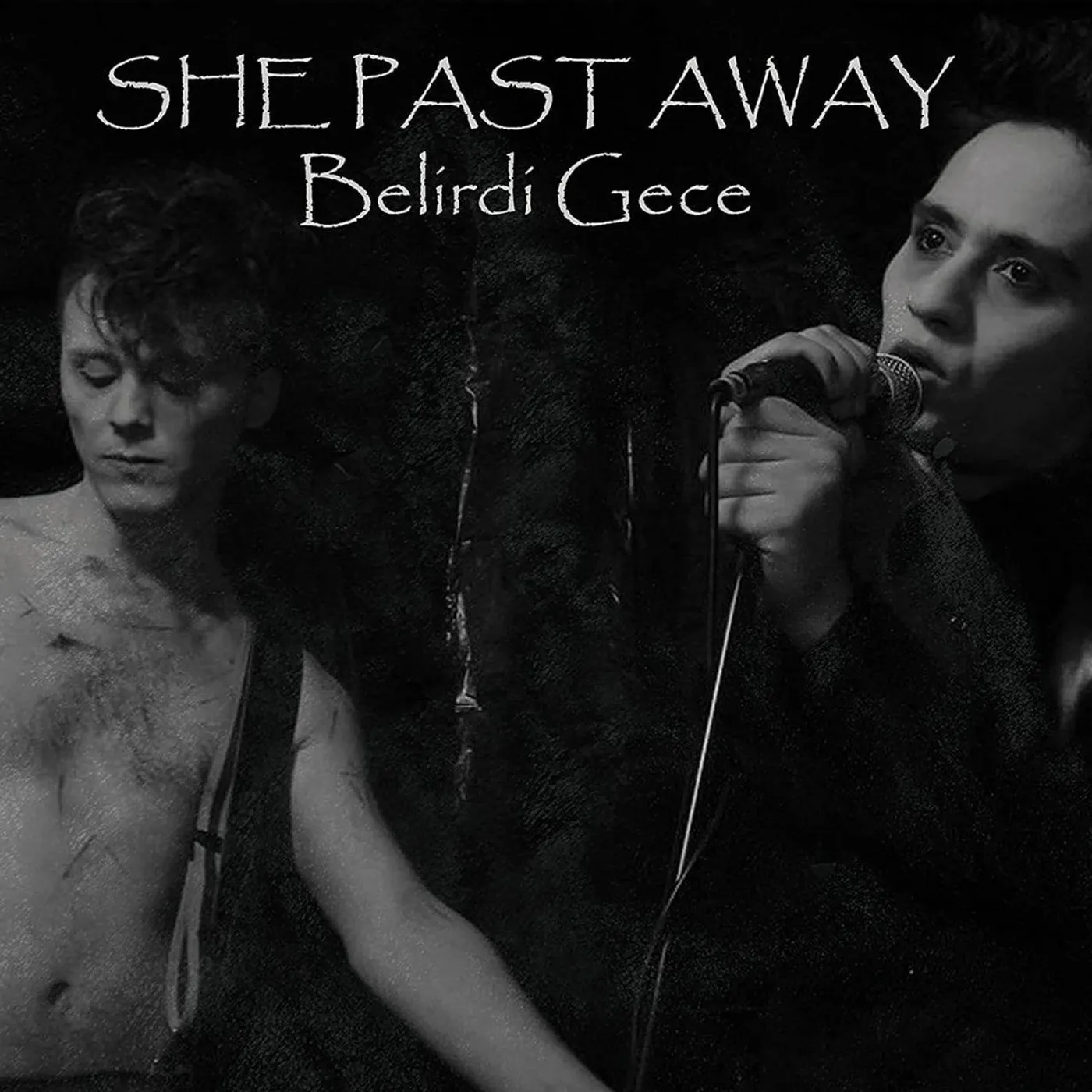 She Past Away Belirdi Gece (Transparent White & Black) Vinyl Record