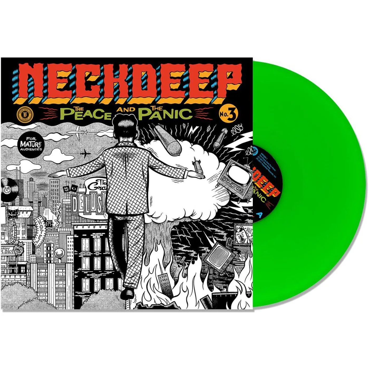 Neck Deep Peace & The Panic (Neon Green Coloured) (Import) Vinyl Record
