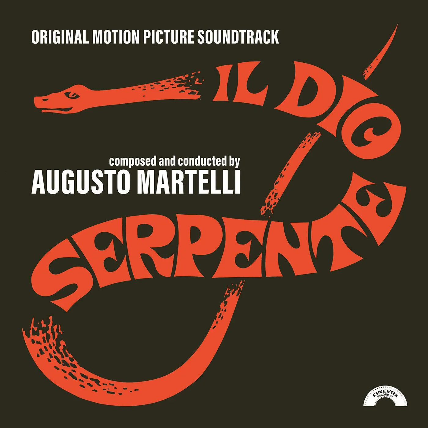 Augusto Martelli Il Dio Serpente Original Soundtrack (Red) Vinyl Record