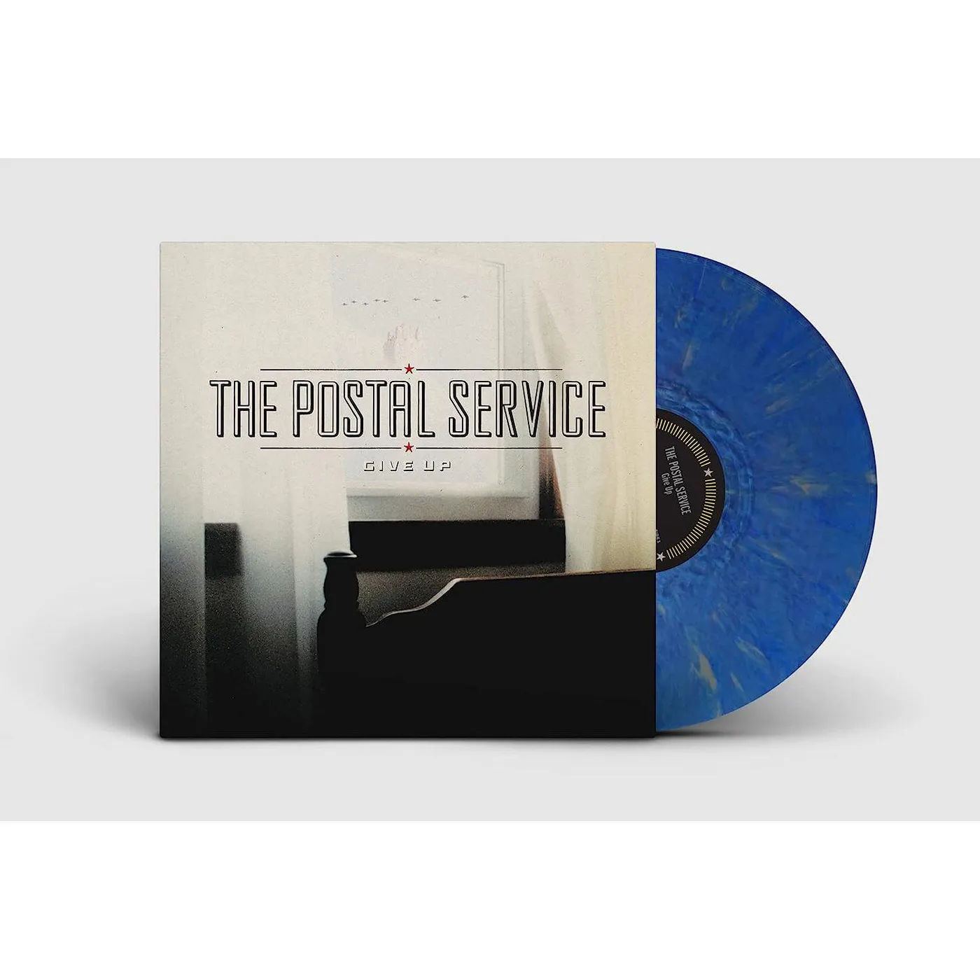 The Postal Service Give Up (Blue W/ Metallic Silver) Vinyl Record