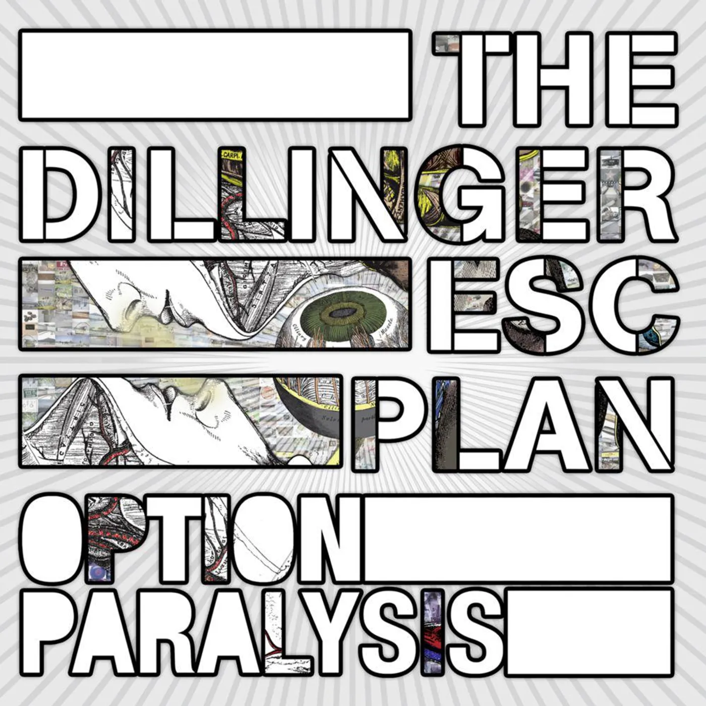 The Dillinger Escape Plan Option Paralysis (Gold & Black Marbled) Vinyl Record