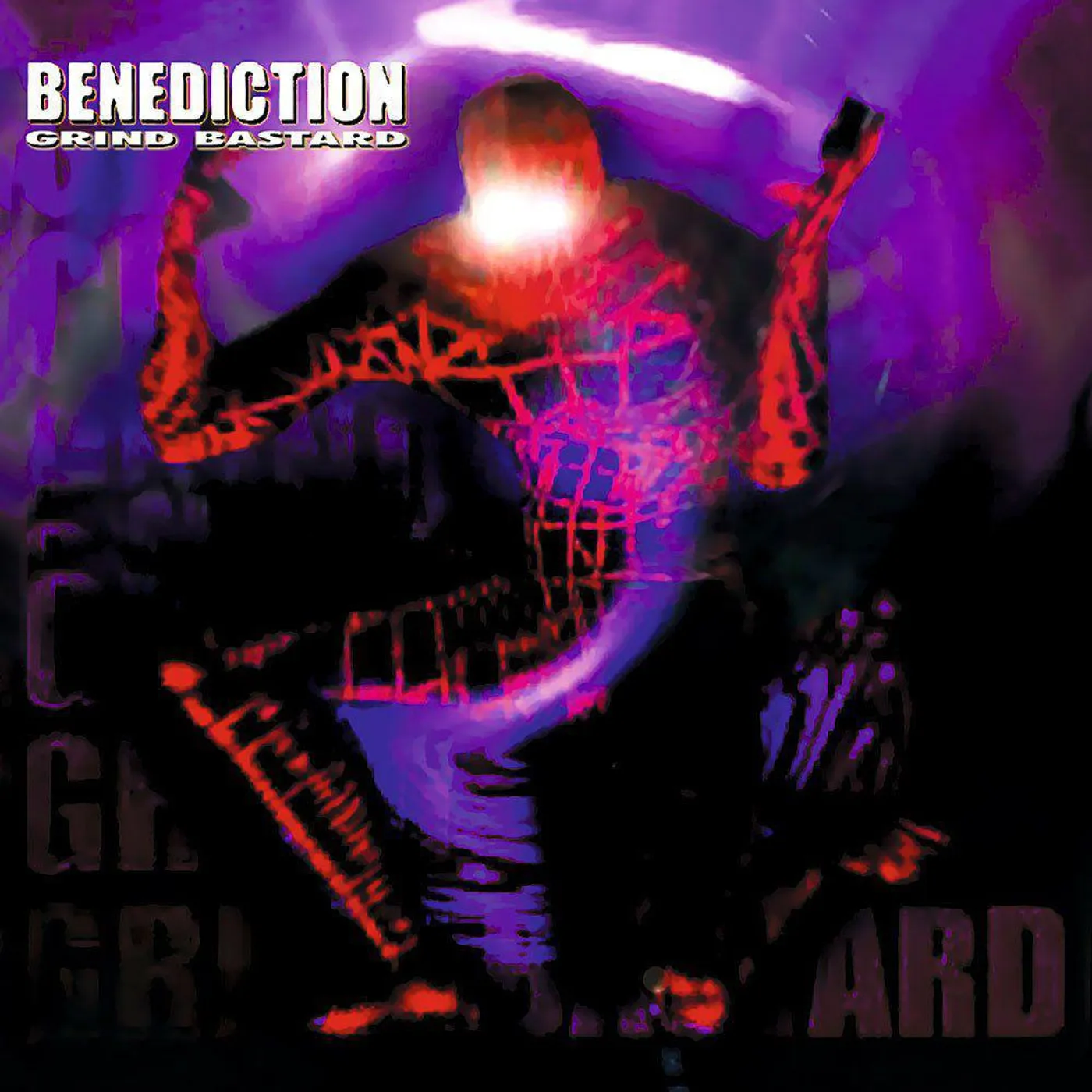 Benediction Grind Bastard (Purple & Black Splatter Vinyl Record/2lp)