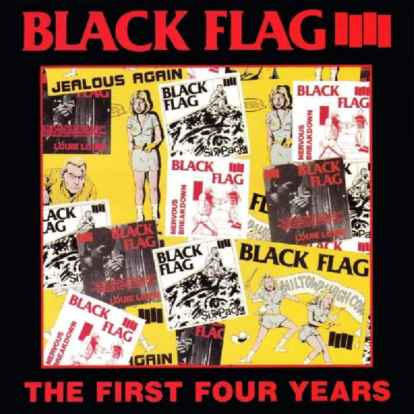 Black Flag First Four Years Vinyl Record