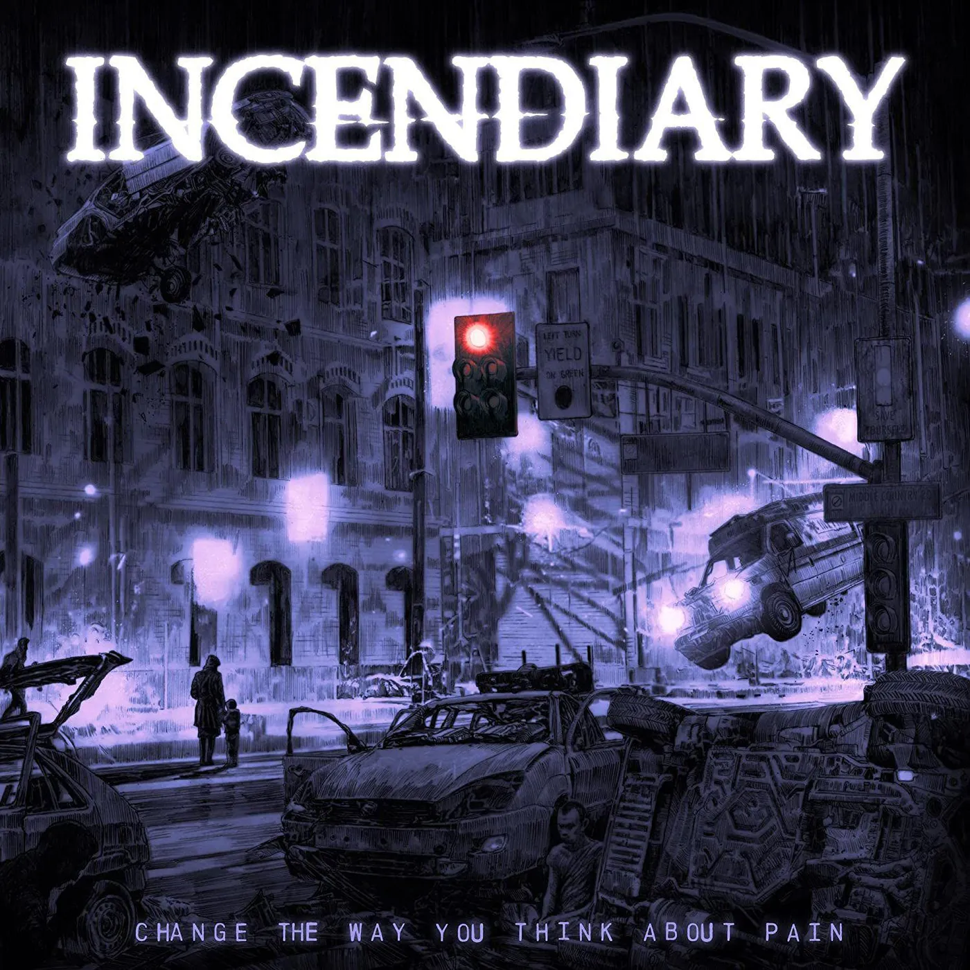 Incendiary Change The Way You Think About Pain (Cloudy Red) Vinyl Record