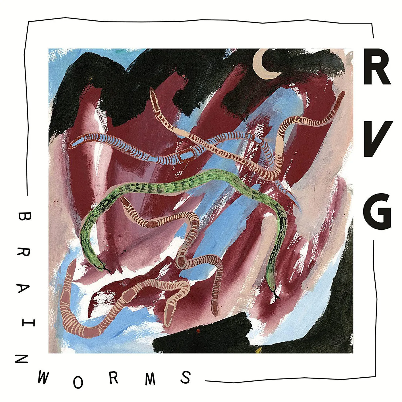 RVG Brain Worms (Blue) Vinyl Record