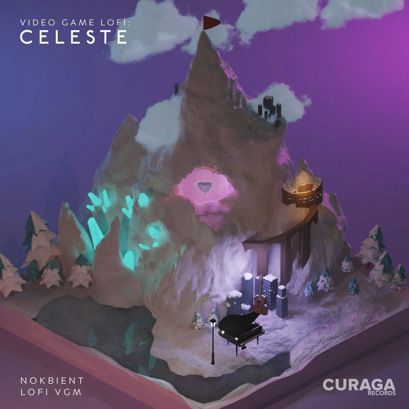 nokbient Video Game Lofi: Celeste Vinyl Record