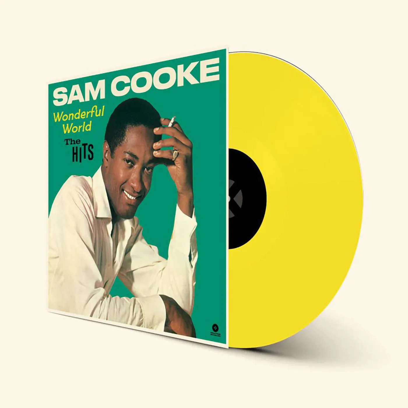 Sam Cooke Wonderful World - The Hits (Limited Edition/Yellow) Vinyl Record