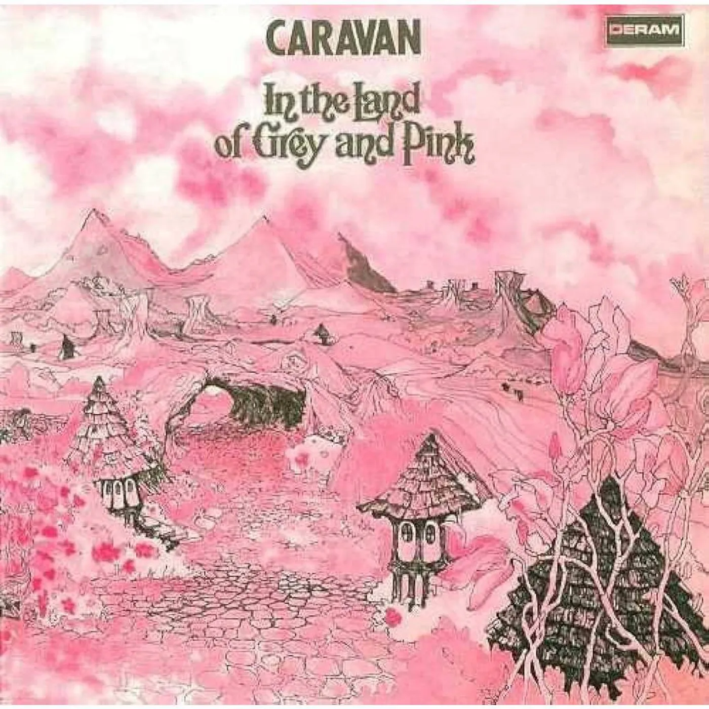 Caravan IN THE LAND OF GREY & PINK (2LP/COLOURED VINYL) Vinyl Record