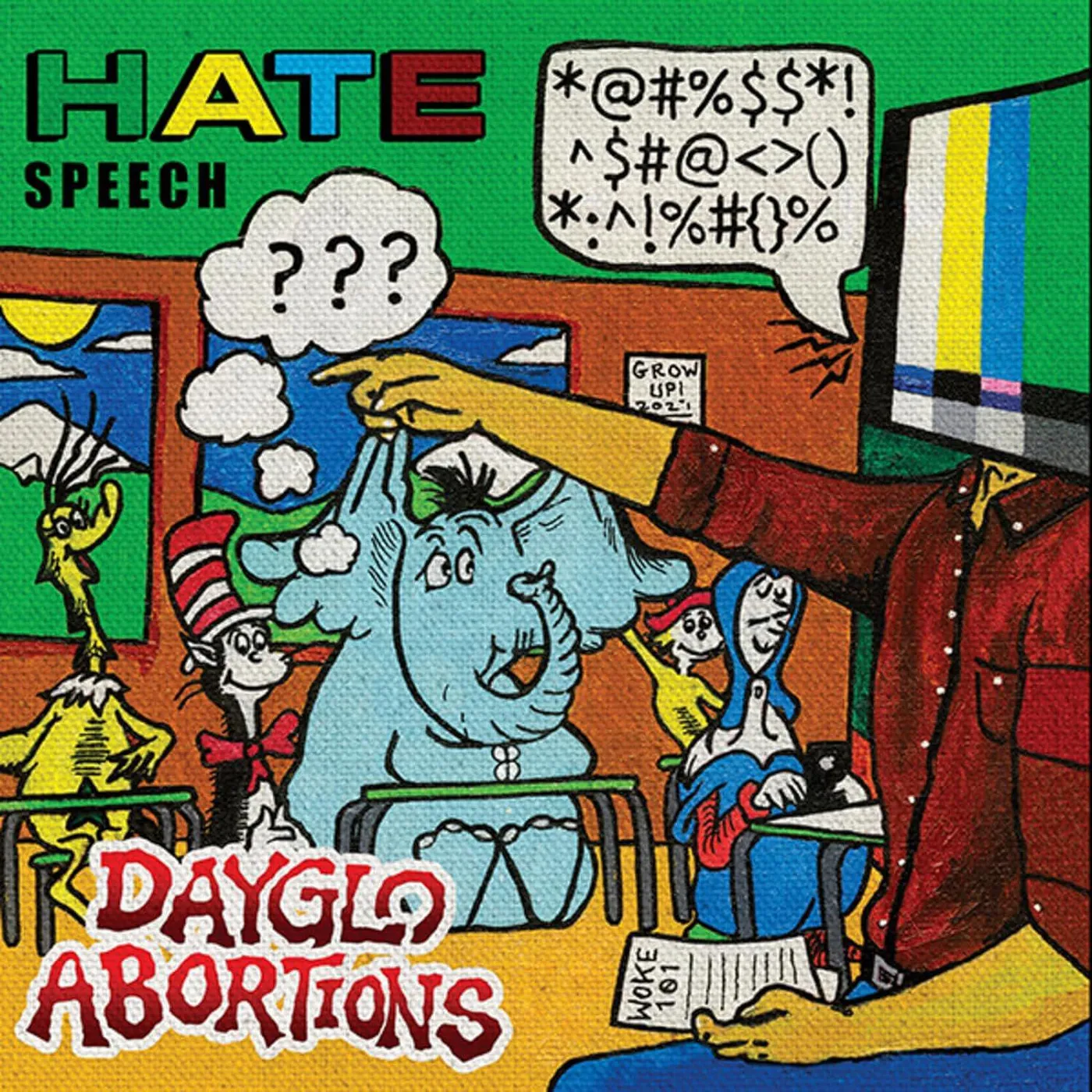 Dayglo Abortions Hate Speech Vinyl Record