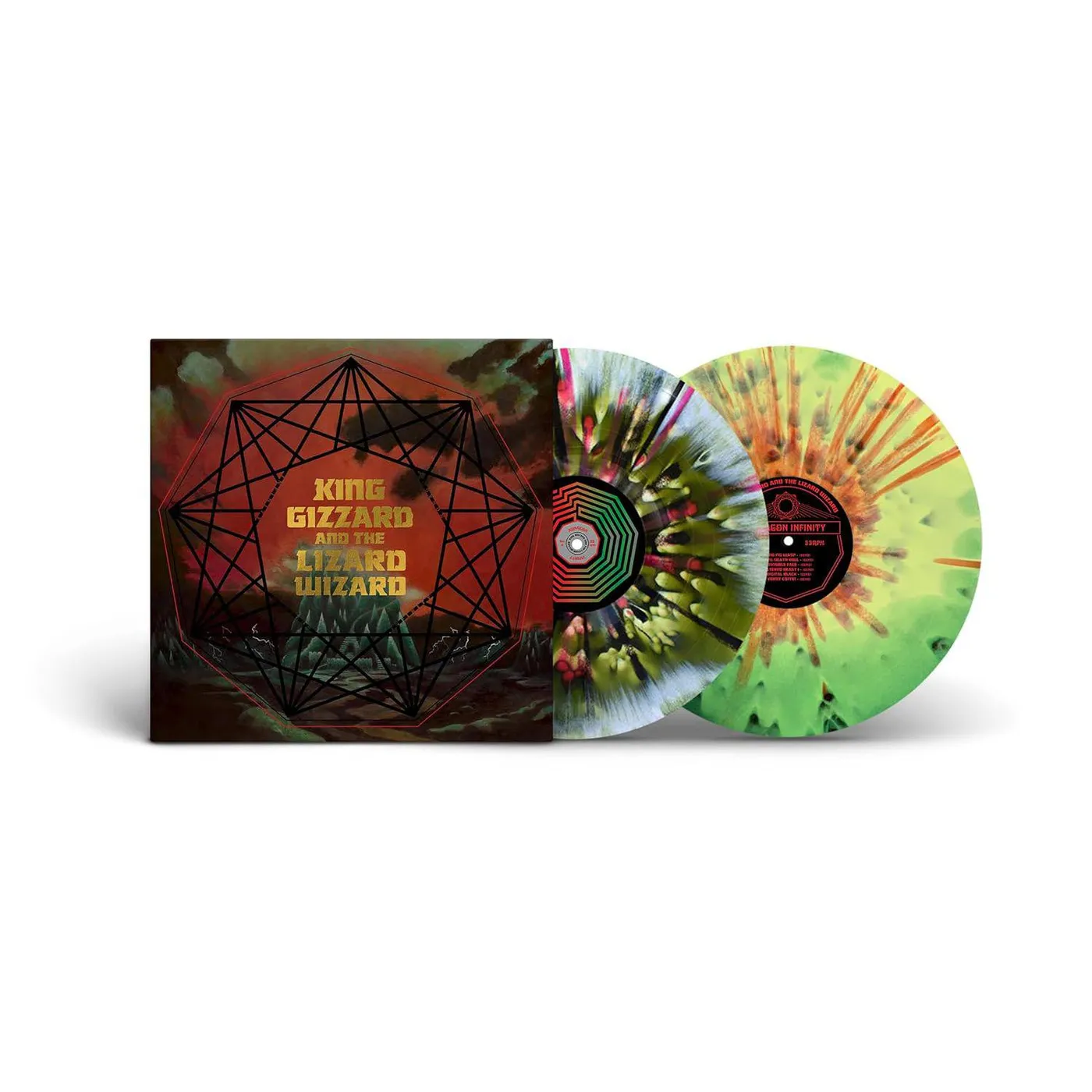 King Gizzard & The Lizard Wizard NONAGON INFINITY (ALIEN WARP DRIVE EDITION) (2LP/COLOURED VINYL) Vinyl Record