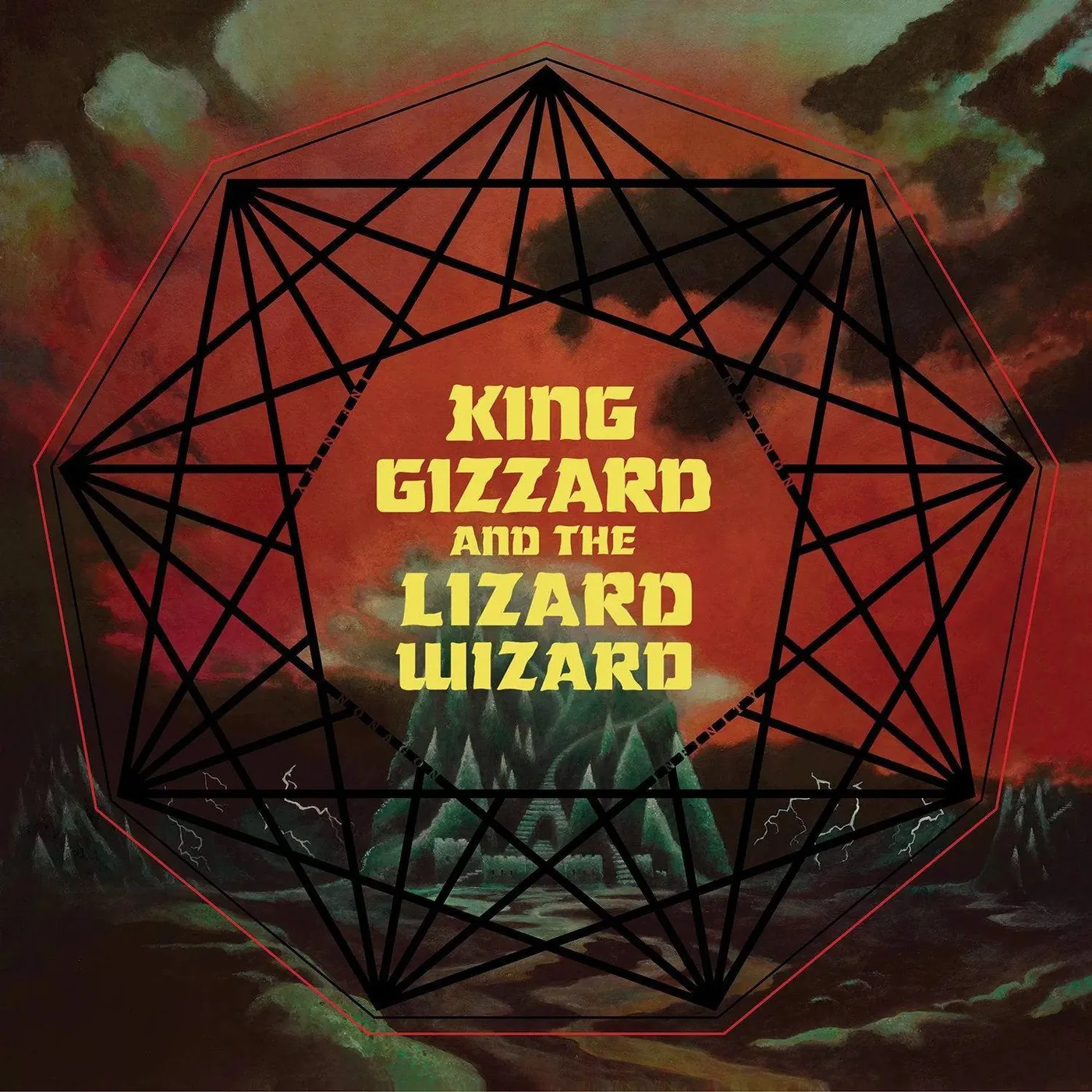 King Gizzard & The Lizard Wizard NONAGON INFINITY (ALIEN WARP DRIVE EDITION) (2LP/COLOURED VINYL) Vinyl Record