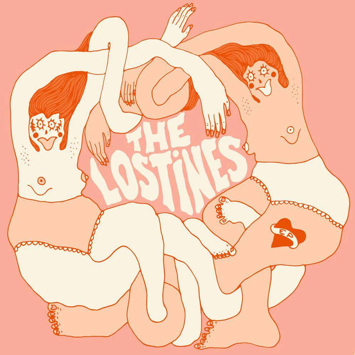 The Lostines EP (ORANGE MARBLE VINYL) Vinyl Record