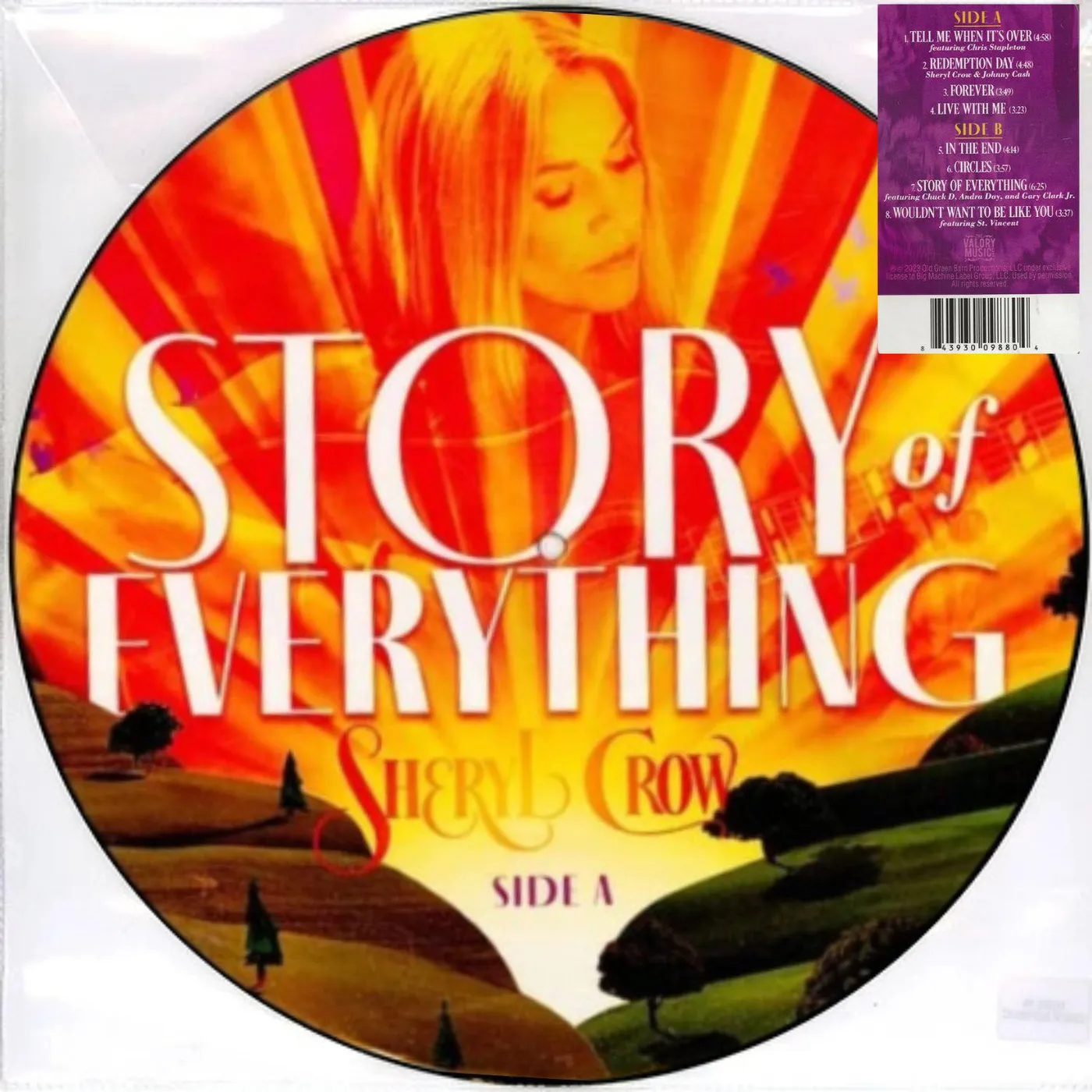 Sheryl Crow Story Of Everything (Limited Edition/Picture Disc) Vinyl Record
