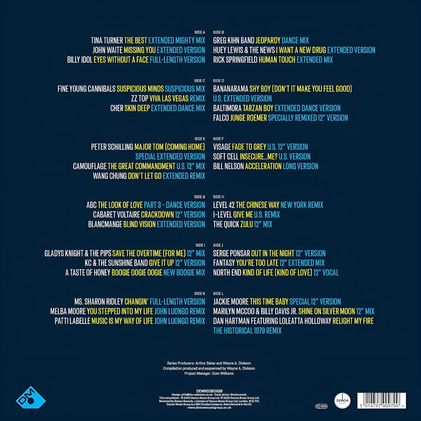 Various Artists  Arthur Baker Presents Dance Masters - John Luongo (140G/6LP Boxset/Signed Edition) Vinyl Record